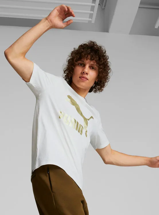 Puma CLASSICS LOGO METALLIC TEE
