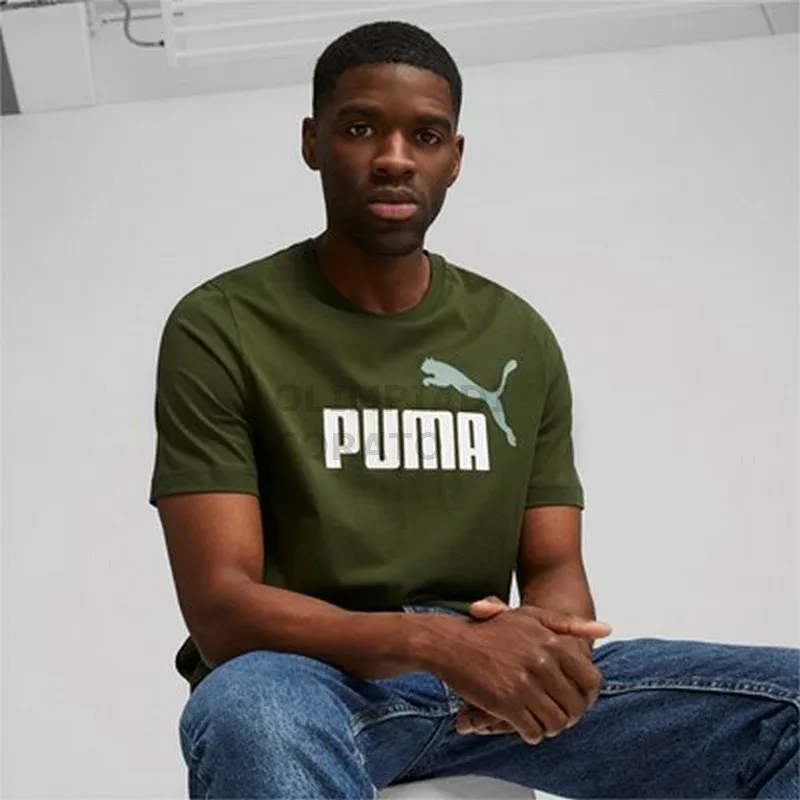 PUMA ESS+ 2 Col Logo Tee