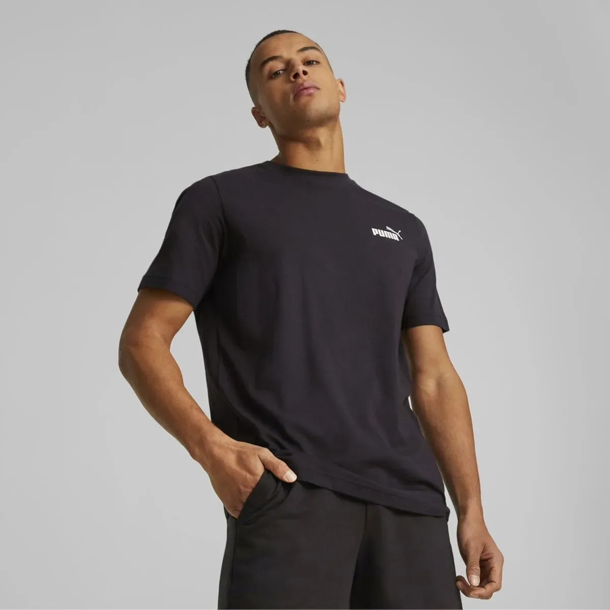 Essentials+ 2 Col Small Logo Tee