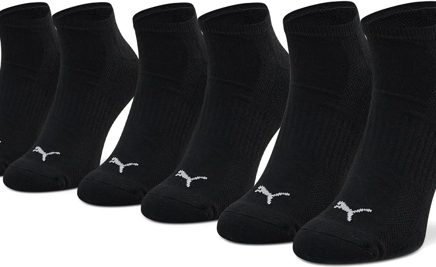 PUMA Cushioned Sneaker Trainer Socks 3 Pack