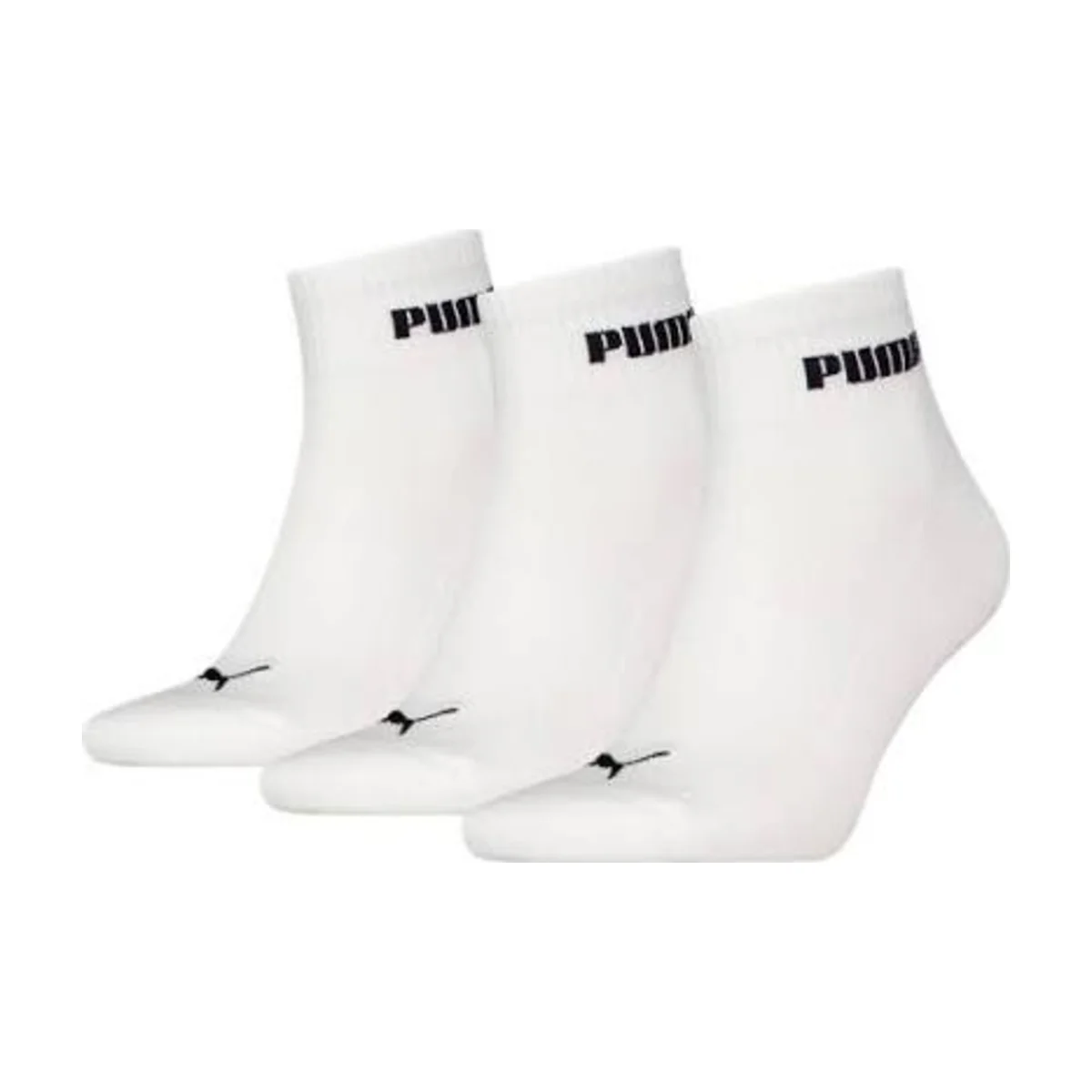 PUMA Cushioned Quarter Socks 3 Pack