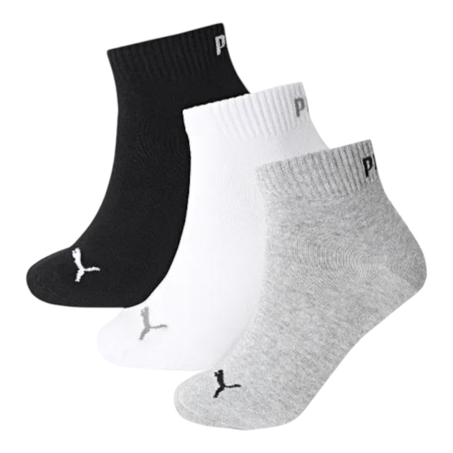 PUMA Quarter Socks 3 Pack