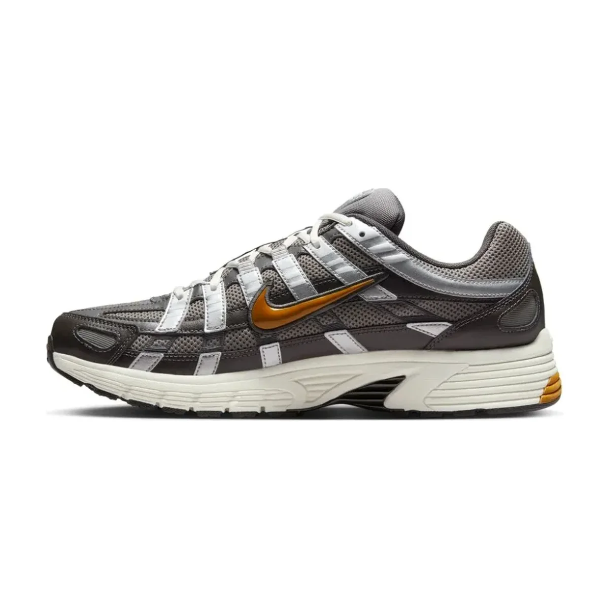 Nike P-6000 White Metallic Silver