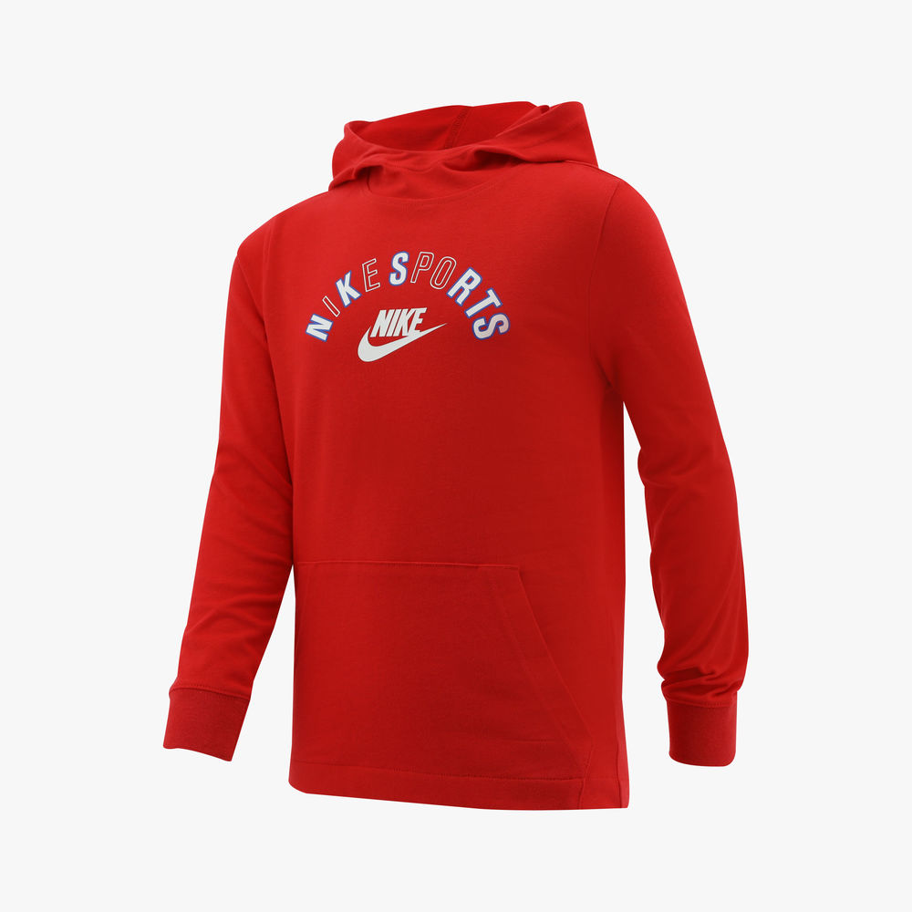 Nike Sports Hoodie Women's Or Youth Medium Red Pullover ...
