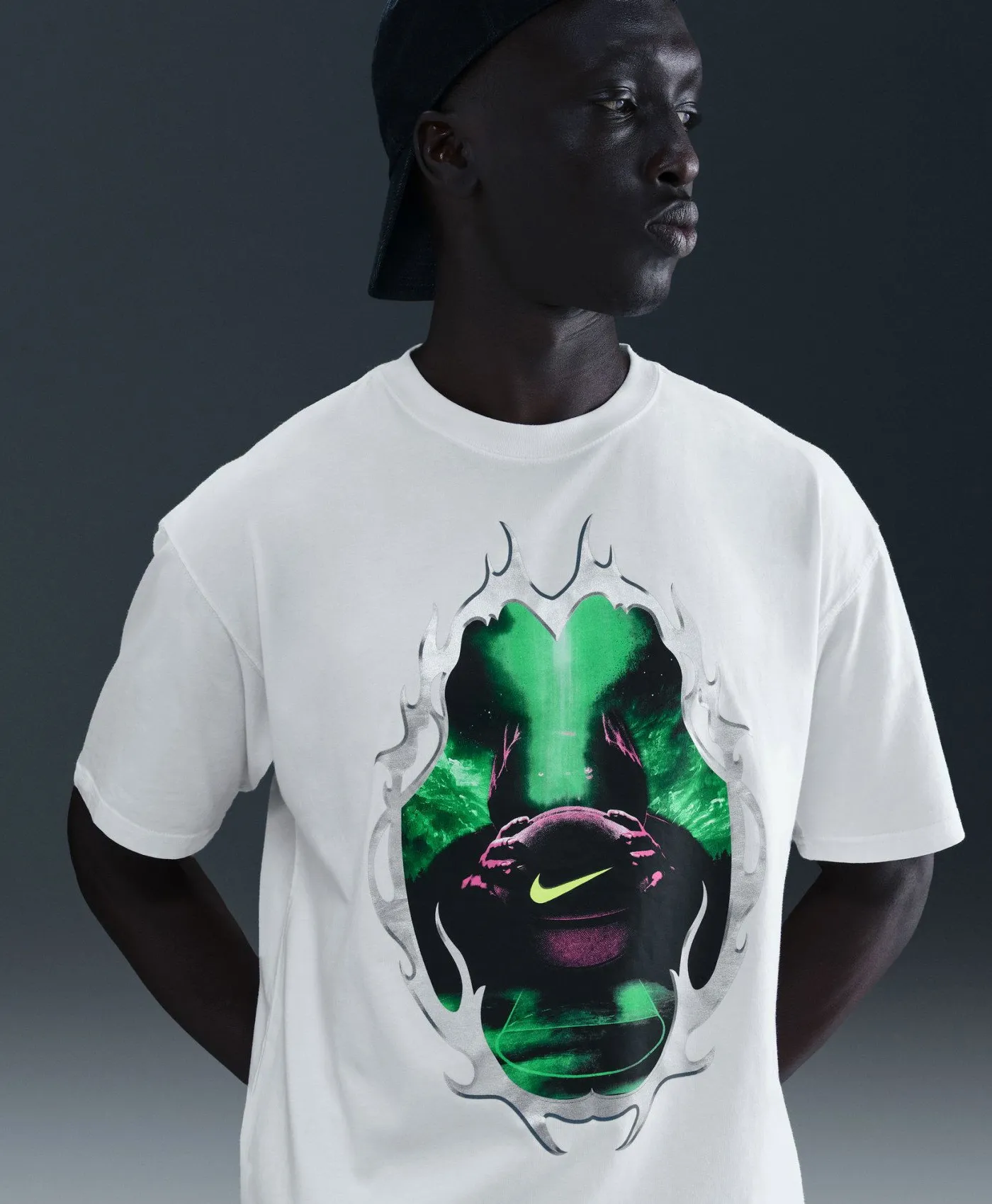 Nike Basketball T-Shirt Flames