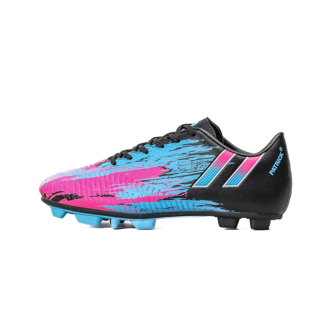 Negro/Azul/Fucsia