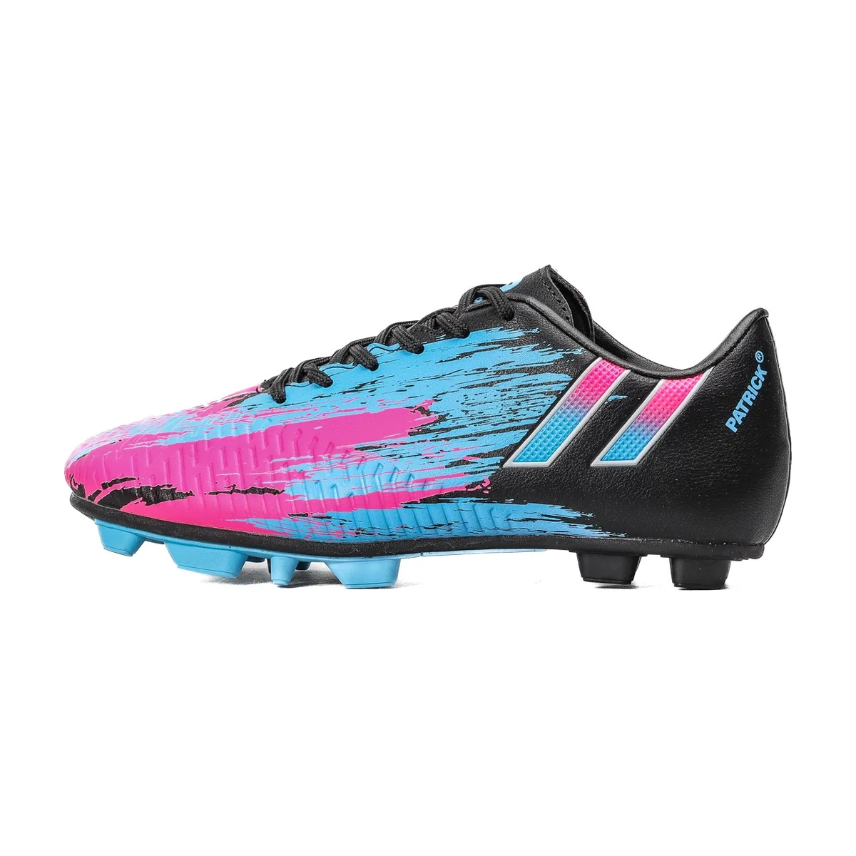 Negro/Azul/Fucsia