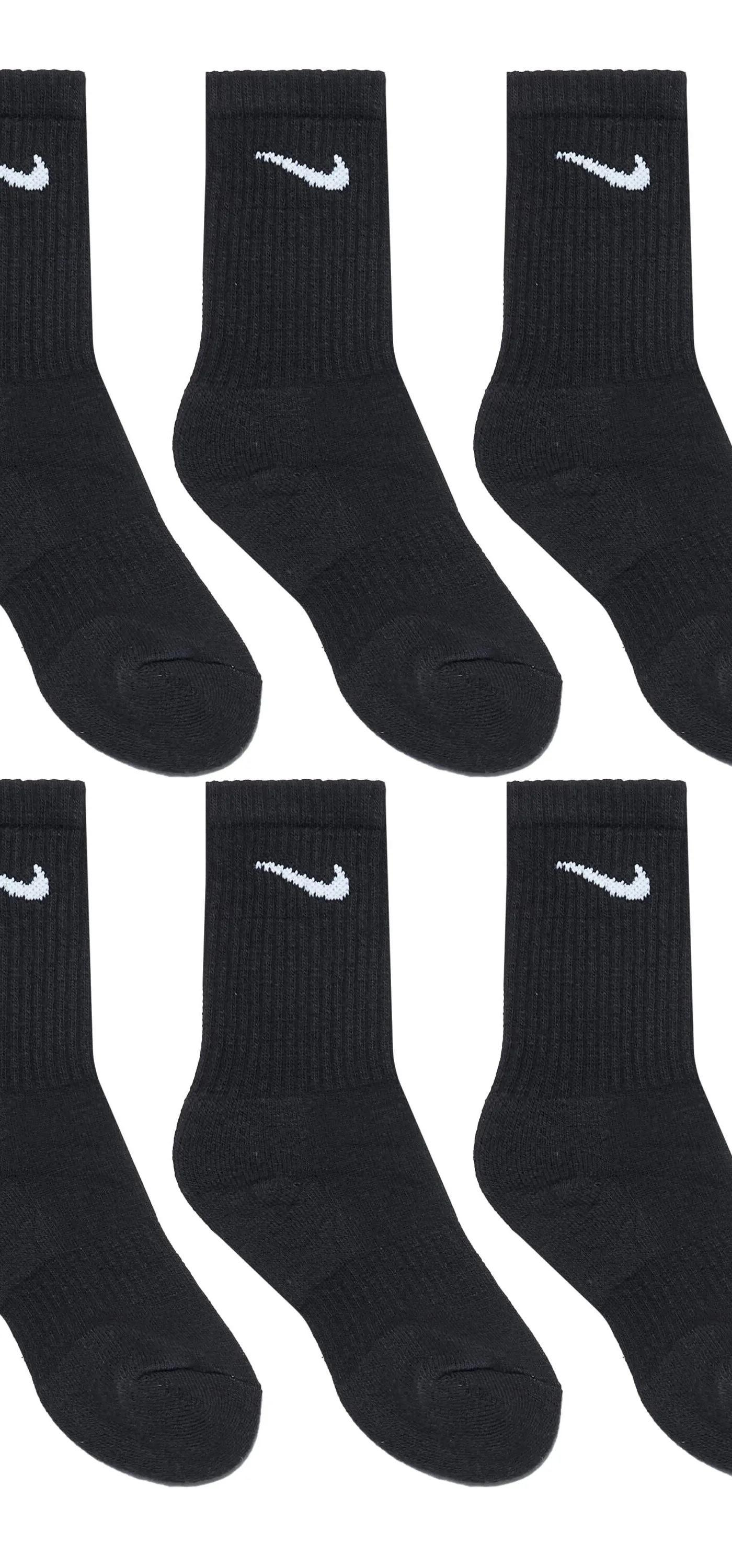 Nike Everyday Cushioned Training Crew Socks (6 pares)