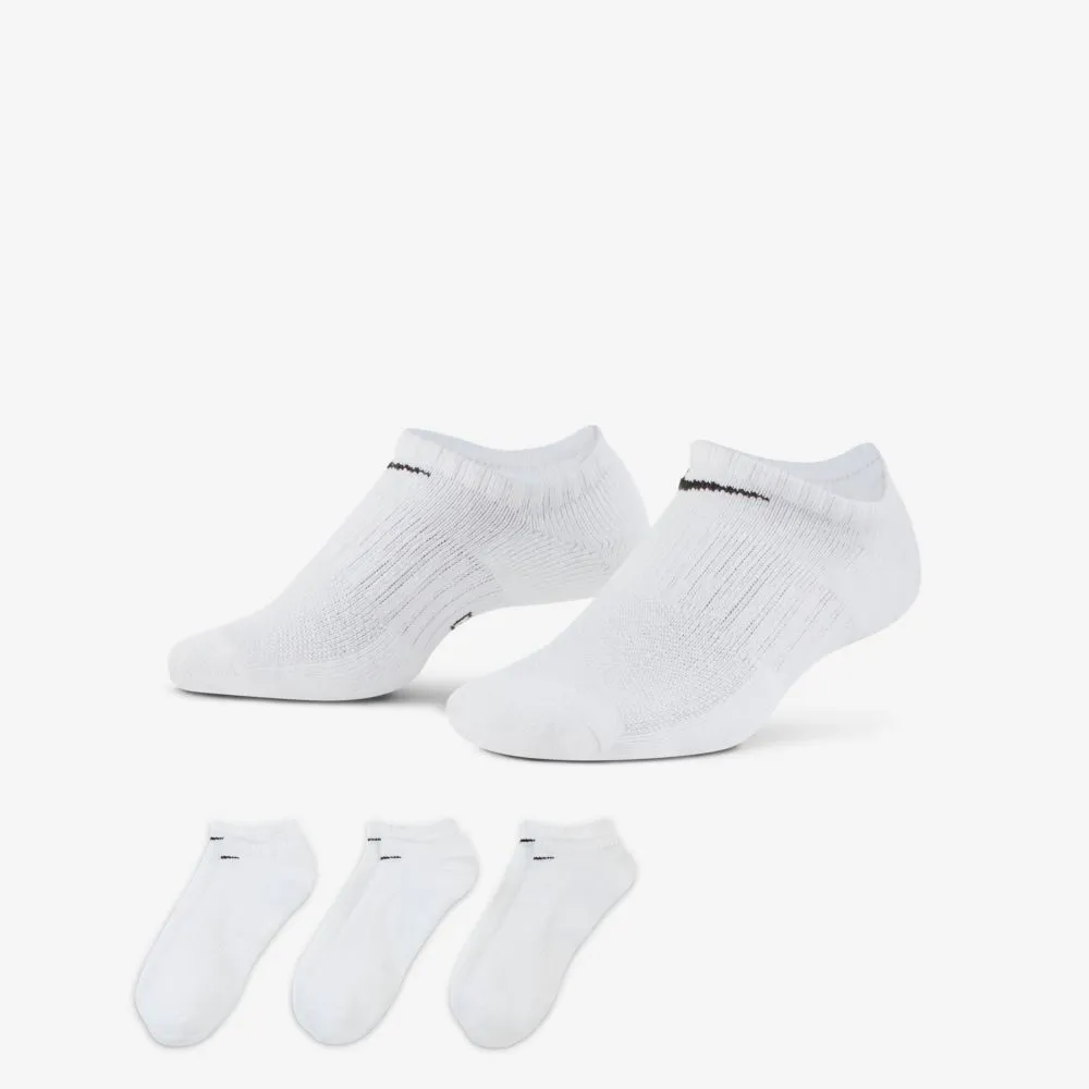 Nike Everyday Cushioned Training No-Show Socks (3 pares)