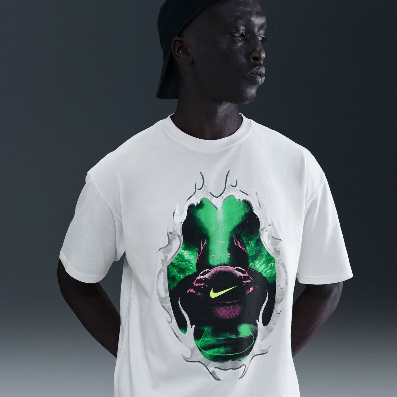 Nike Basketball T-Shirt Flames